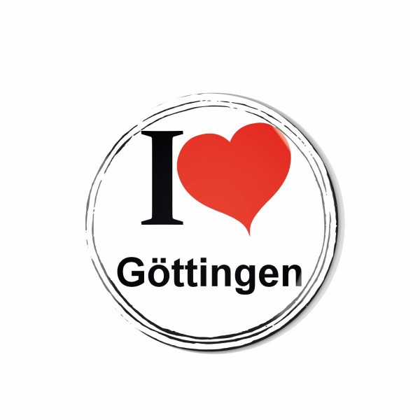 Whiteboard Kühlschrank Magnet ML017 M05436 I Love Göttingen Motiv