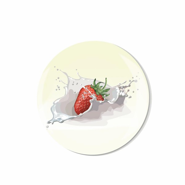 Whiteboard Kühlschrank Magnet ML008 M03399 Küche Food Cup Cake Eis Erdbeer Motiv