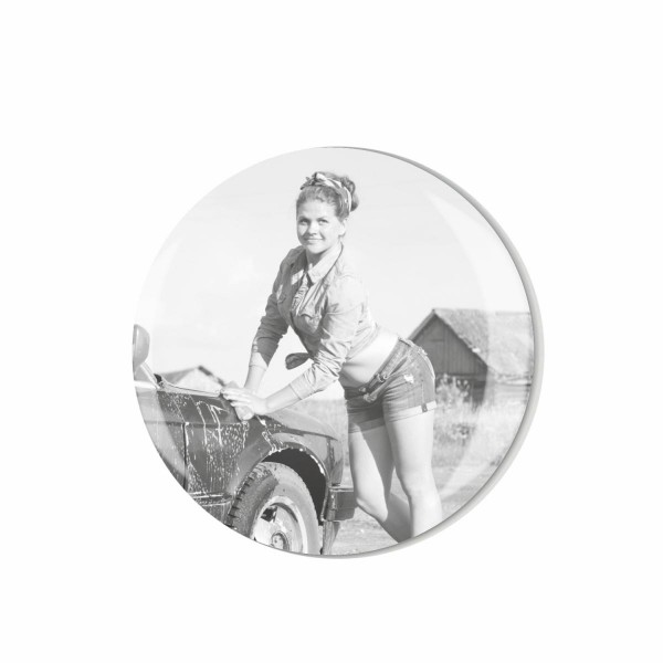 Whiteboard Kühlschrank Magnet ML010 M00900 Vintage Nostalgie 20er 50er Jahre Frauen Portrait Motiv
