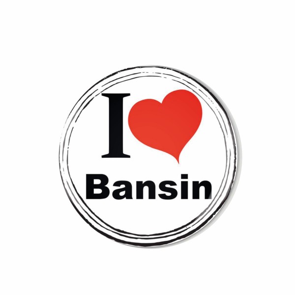 Whiteboard Kühlschrank Magnet ML017 M00108 I Love Bansin Motiv