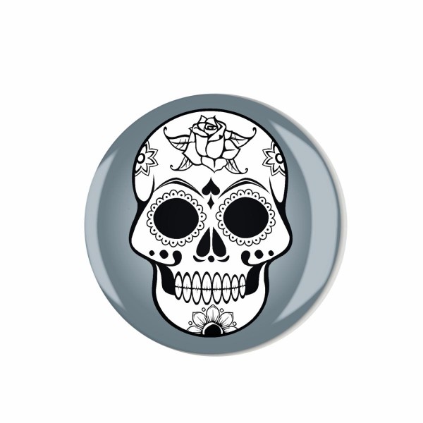Whiteboard Kühlschrank Magnet ML015 M03317 Totenkopf Schädel Skull Gothic Motiv
