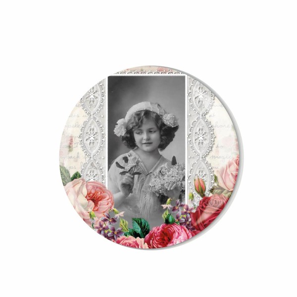 Whiteboard Kühlschrank Magnet ML010 M03302 Vintage Nostalgie 20er 50er Jahre Frauen Portrait Motiv