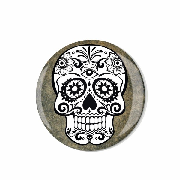 Whiteboard Kühlschrank Magnet ML015 M03325 Totenkopf Schädel Skull Gothic Motiv