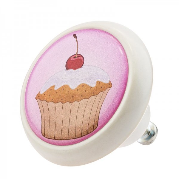 Premium Line Möbelknopf KK005 03458W Cup Cake Eis