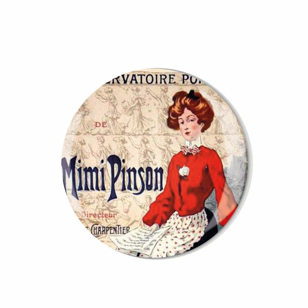 Whiteboard Kühlschrank Magnet ML010 M00841 Vintage Nostalgie 20er 50er Jahre Frauen Portrait Motiv