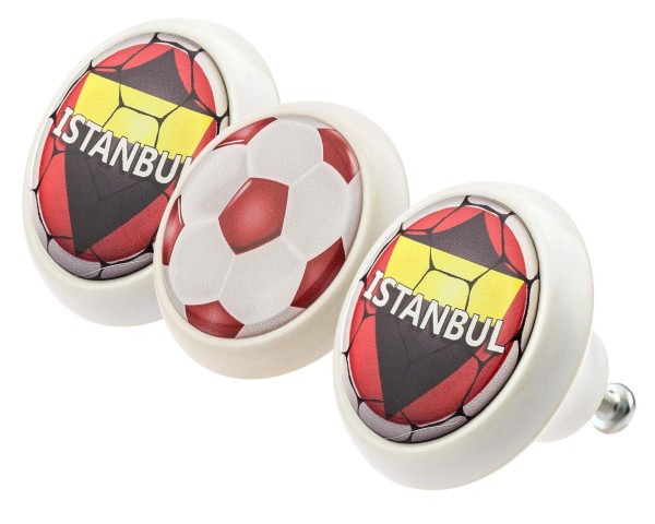 Möbelknopf Set 0175 Fußball Istanbul 3er Swami Designer Factory