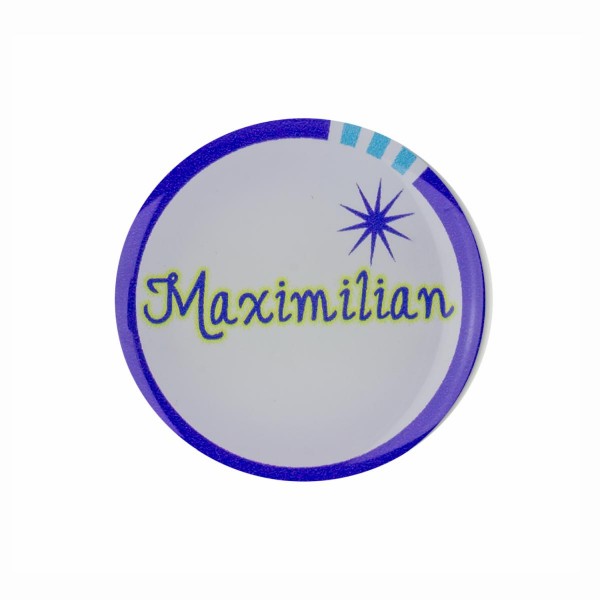 Whiteboard Kühlschrank Magnet ML018 MFM001 Name Maximilian Motiv