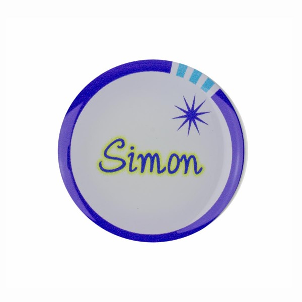 Whiteboard Kühlschrank Magnet ML018 MFM019 Name Simon Motiv