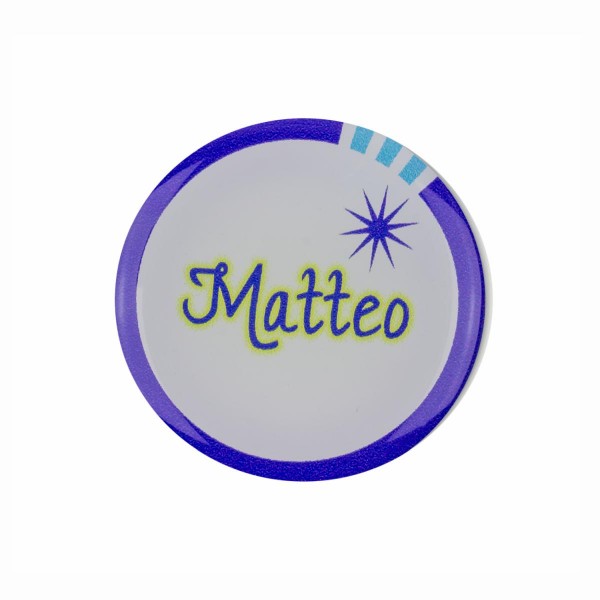 Whiteboard Kühlschrank Magnet ML018 MFM165 Name Matteo Motiv